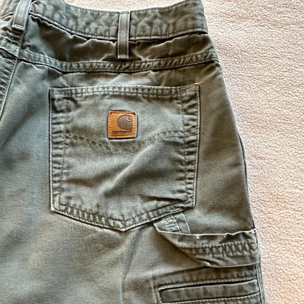 Men's Carhartt work pants, 32x32, green, great condition